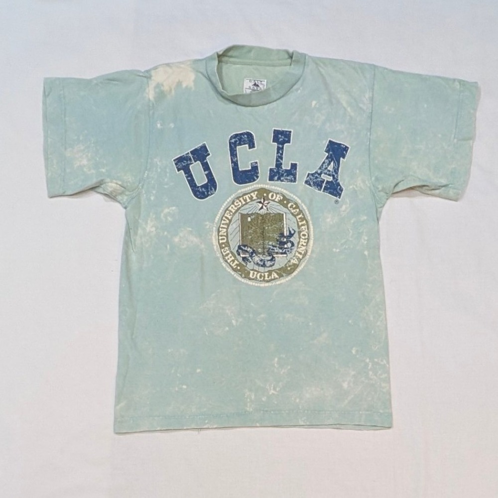 Vintage Galt Sand UCLA Bruins Acid Wash T-Shirt Men's Medium Blue Made in USA